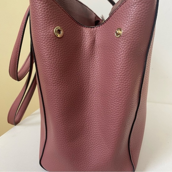 Nanette Lepore Double  Shoulder Straps Bag Tan Color with Card Holder with Chain